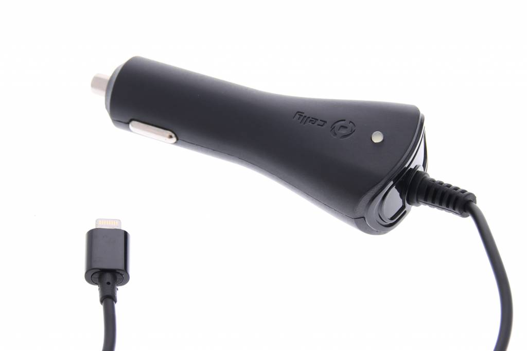 CELLY, auto punjač lightning, 1A, MFI